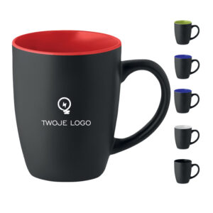 Dwukolorowy kubek ceramiczny – LIM z logo