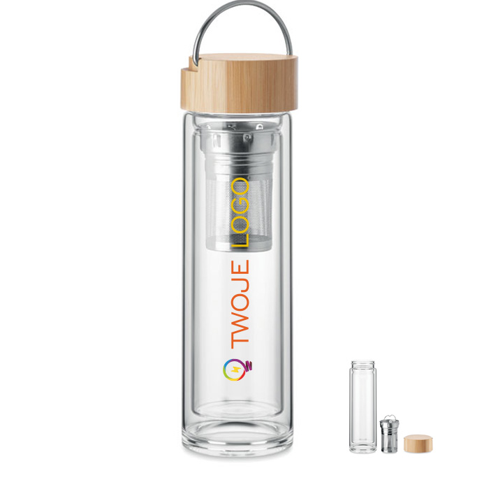 Dwuścienna butelka 400ml – BATAMI z logo