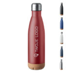 Dwuścienna butelka 500 ml – ASPEN CORK z logo