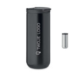 Dwuścienny kubek 330ml – REDU z logo