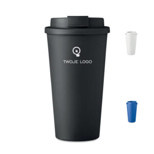 Dwuścienny kubek 475 ml – TUESDAY z logo