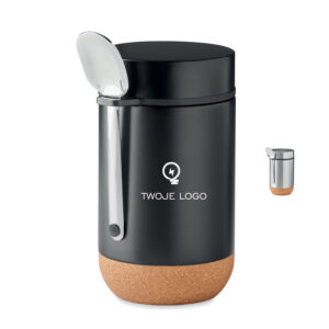 Dwuścienny pojemnik 400 ml – BETTNA z logo