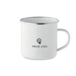 Emaliowany kubek sublimacyjny – PLATEADO L z logo