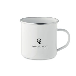 Emaliowany kubek sublimacyjny – PLATEADO L z logo
