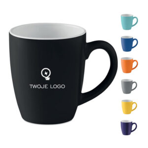 Kolorowy kubek ceramiczny – COLOUR TRENT z logo