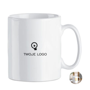 Kubek ceramiczny do sublimacji – SUBLIM z logo