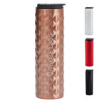 Kubek izotermiczny Dawson 450 ml, złoty z logo