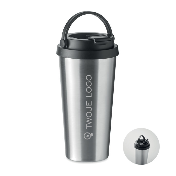 Kubek podwójne ścianki 500 ml – HAEN z logo