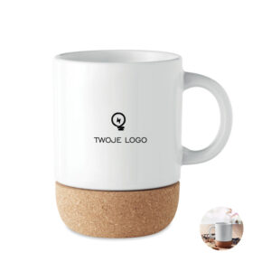 Kubek sublimacyjny z korkiem – SUBCORK z logo