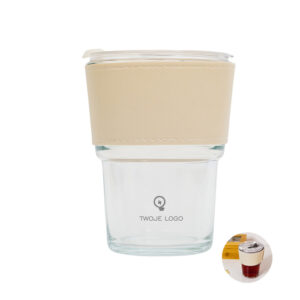 Kubek szklany Vigo 350 ml z logo