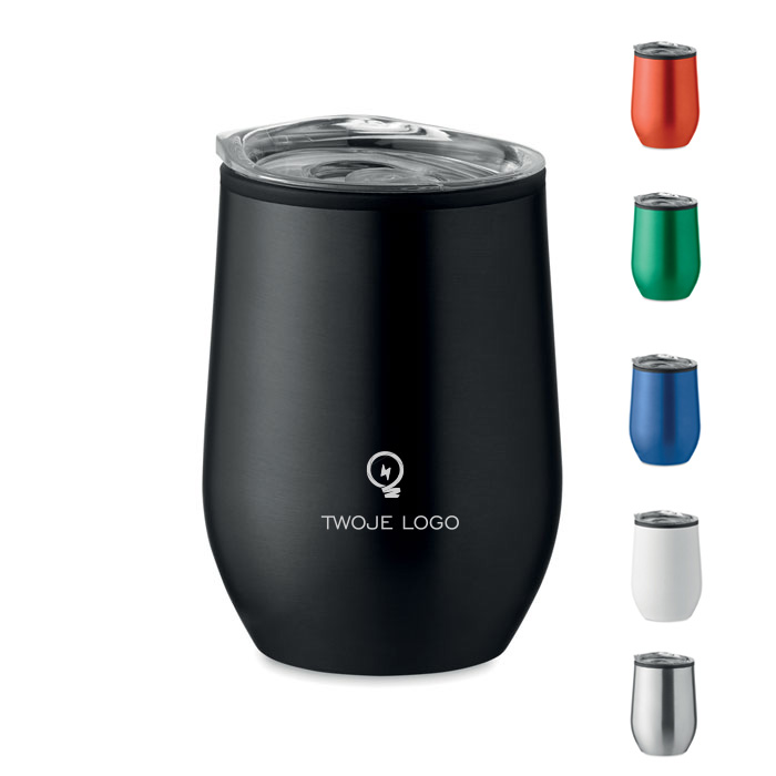 Kubek z podwójną ścianką 350ml – CHIN CHAN z logo