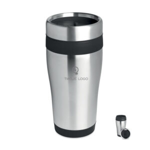 Kubek ze stali nierdz, 455ml – TRAM z logo