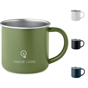 Kubek ze stali nierdzewnej – CARIBU z logo