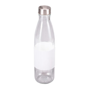 Szklana butelka Vigour 800 ml, biały