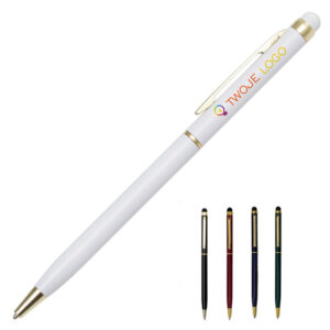 Długopis Touch Tip Gold z logo, Długopis Touch Tip Gold z grawerem, Długopis Touch Tip Gold z nadrukiem