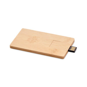 16GB USB: bambusowa obudowa - CREDITCARD PLUS