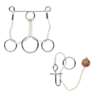 2 metalowe łamigłówki - CONNECTION