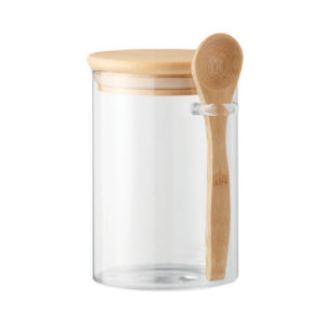 Szklany słoik z łyżką, 600 ml - BOROSPOON