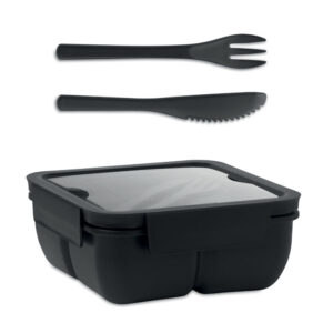 Lunchbox ze sztućcami 600ml - SATURDAY