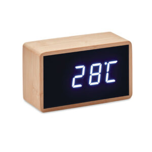 Bambusowy  budzik LED - MIRI CLOCK