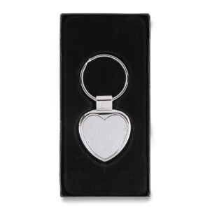 Brelok metalowy Stout Heart, srebrny