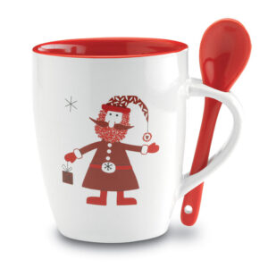 CLAUS - Kubek z łyżeczką 250ml