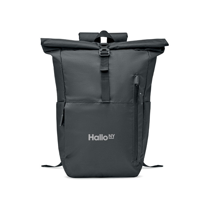 VALLEY ROLLPACK - 300D RPET plecak typu rolltop - obrazek 5