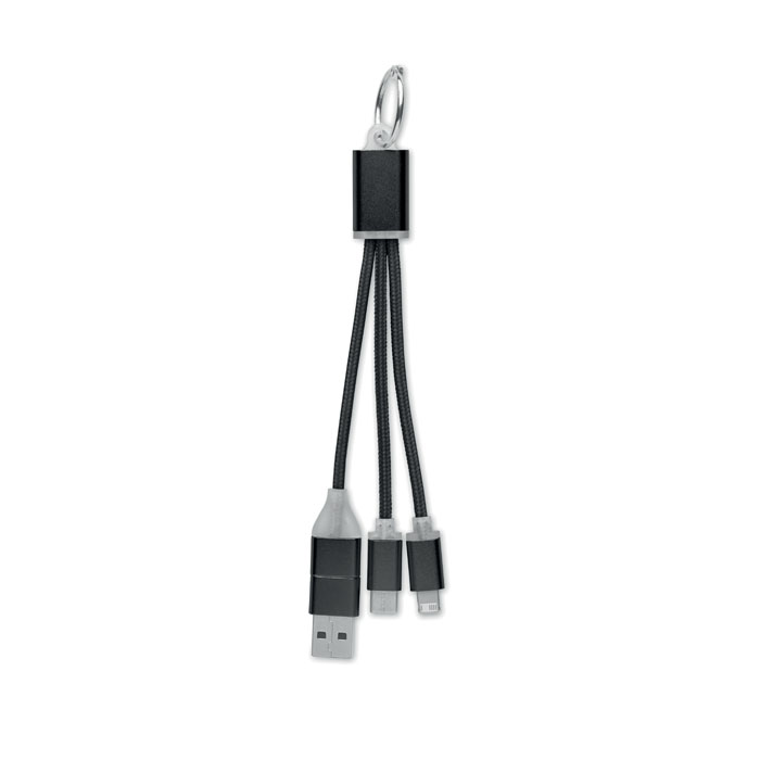 BLUE - Kabel ładujący 4 w 1 typu C - obrazek 2