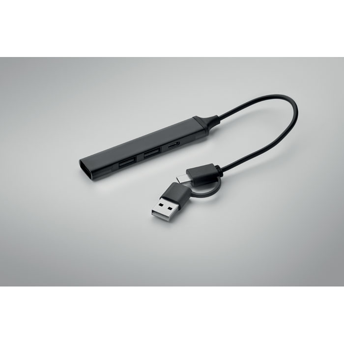 CURRENT - Hub USB z 4 portami 19 cm - obrazek 6