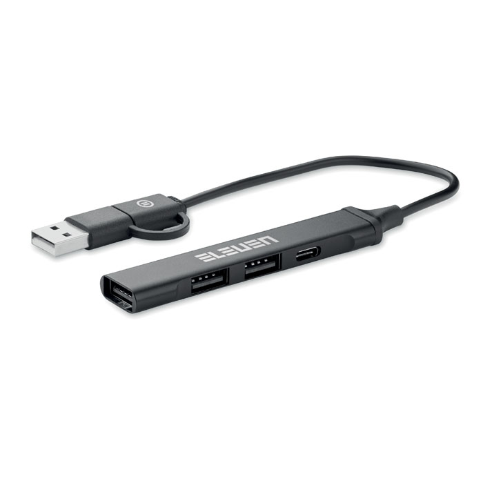 CURRENT - Hub USB z 4 portami 19 cm - obrazek 3