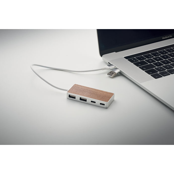 UBAH - Hub USB 4 porty 27,5 cm - obrazek 4