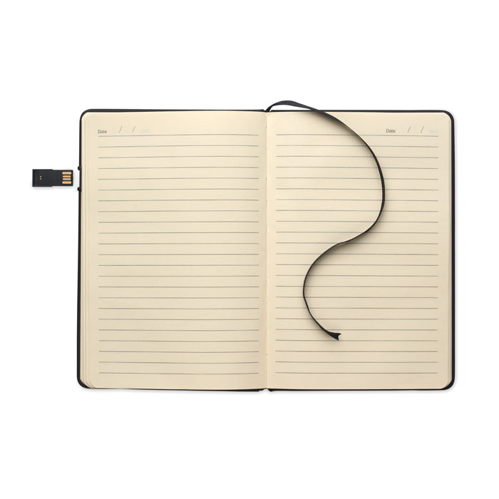 USBNOTE - Notebook A5 z portem USB - obrazek 2