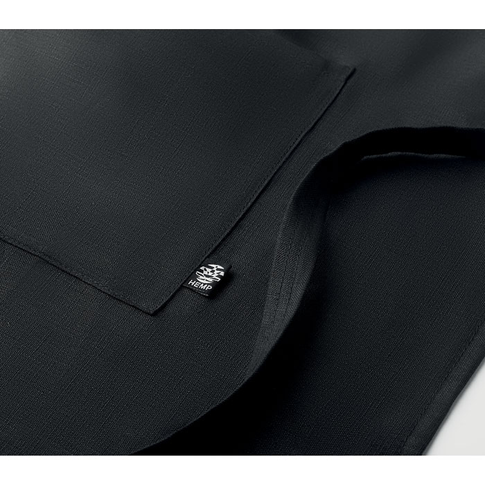 NAIMA APRON - Fartuch regulowany z konopi - obrazek 3
