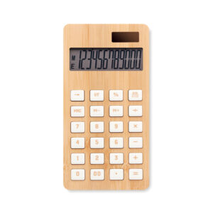 CALCUBIM - 12-cyfrowy kalkulator, bambus