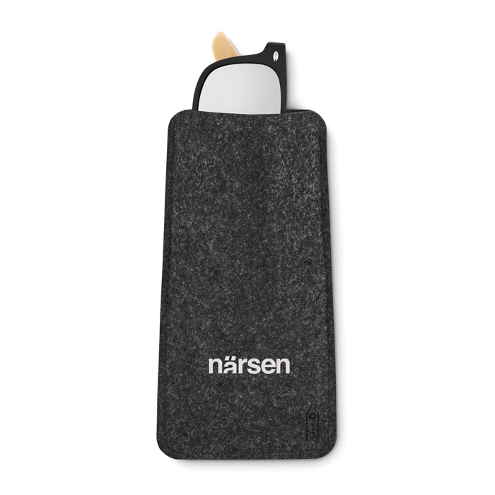 NIRSON - Etui na okulary z filcu RPET - obrazek 4