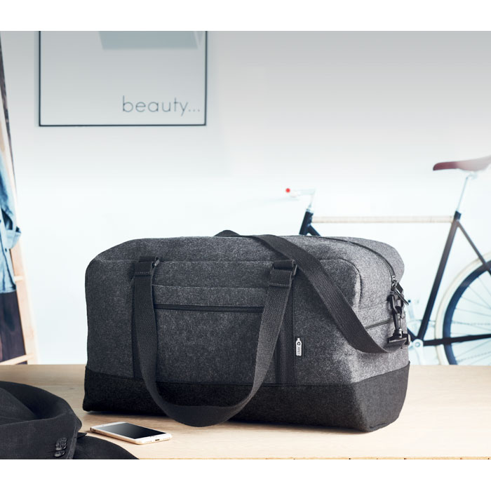 INDICO BAG - Torba weekendowa z filcu RPET - obrazek 7