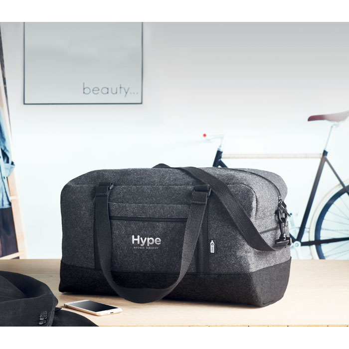 INDICO BAG - Torba weekendowa z filcu RPET - obrazek 6