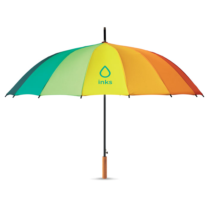 BOWBRELLA - Tęczowy parasol 27 cali - obrazek 5