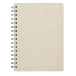 GRASS BOOK - NotesA5 kratkę, papier z trawy